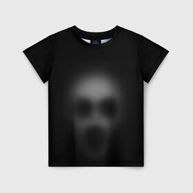 Детская футболка 3D с принтом Призрак в Курске, 100% гипоаллергенный полиэфир | прямой крой, круглый вырез горловины, длина до линии бедер, чуть спущенное плечо, ткань немного тянется | Тематика изображения на принте: привидение | призрак | хелоуин