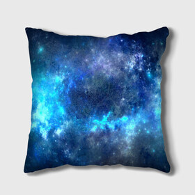 Подушка 3D с принтом Nebula в Курске, наволочка – 100% полиэстер, наполнитель – холлофайбер (легкий наполнитель, не вызывает аллергию). | состоит из подушки и наволочки. Наволочка на молнии, легко снимается для стирки | вселенная | звезды | красивые | небо | прикольные