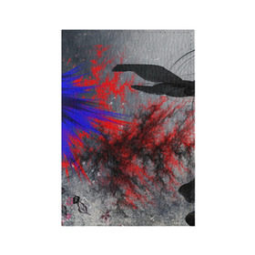 Обложка для паспорта матовая кожа с принтом Взрыв красок в Курске, натуральная матовая кожа | размер 19,3 х 13,7 см; прозрачные пластиковые крепления | Тематика изображения на принте: взрыв | краски