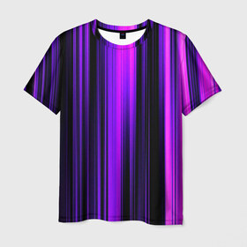 Мужская футболка 3D с принтом Disaster в Курске, 100% полиэфир | прямой крой, круглый вырез горловины, длина до линии бедер | grunge | арт | гранж | краска | полосы | прикольные | цветные