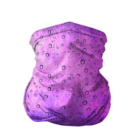Бандана-труба 3D с принтом Капля в Курске, 100% полиэстер, ткань с особыми свойствами — Activecool | плотность 150‒180 г/м2; хорошо тянется, но сохраняет форму | капля | популярные | прикольные | текстуры | фиолетовый