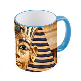 Кружка 3D с принтом Фараон в Курске, керамика | ёмкость 330 мл | египет | фараон