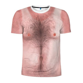 Мужская футболка 3D спортивная с принтом Загорелый торс в Курске, 100% полиэстер с улучшенными характеристиками | приталенный силуэт, круглая горловина, широкие плечи, сужается к линии бедра | загар | мужчина | тело | торс