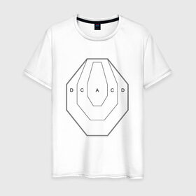 Мужская футболка хлопок с принтом Мишень IPSC в Курске, 100% хлопок | прямой крой, круглый вырез горловины, длина до линии бедер, слегка спущенное плечо. | мищшень | оружие | стрельба