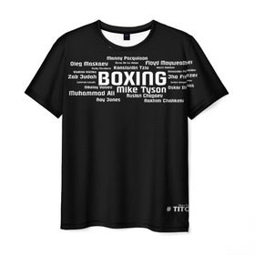 Мужская футболка 3D с принтом Профессиональные боксеры мира в Курске, 100% полиэфир | прямой крой, круглый вырез горловины, длина до линии бедер | boxing | бойцы | бокс | боксеры | спорт