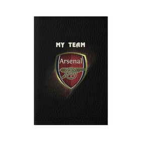 Обложка для паспорта матовая кожа с принтом My team Arsenal в Курске, натуральная матовая кожа | размер 19,3 х 13,7 см; прозрачные пластиковые крепления | arsenal | team | арсенал | клуб | футбол