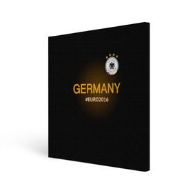 Холст квадратный с принтом Сборная Германии 2016 в Курске, 100% ПВХ |  | germany