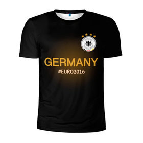 Мужская футболка 3D спортивная с принтом Сборная Германии 2016 в Курске, 100% полиэстер с улучшенными характеристиками | приталенный силуэт, круглая горловина, широкие плечи, сужается к линии бедра | germany