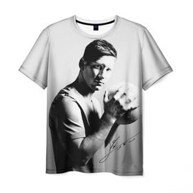 Мужская футболка 3D с принтом Лионель Месси в Курске, 100% полиэфир | прямой крой, круглый вырез горловины, длина до линии бедер | barcelona | messi | барселона | спорт | футбол