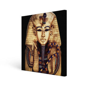 Холст квадратный с принтом Хатшепсут в Курске, 100% ПВХ |  | египет | женщина | золото | маска | фараон египта | хатшепсут