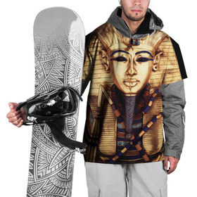 Накидка на куртку 3D с принтом Хатшепсут в Курске, 100% полиэстер |  | египет | женщина | золото | маска | фараон египта | хатшепсут