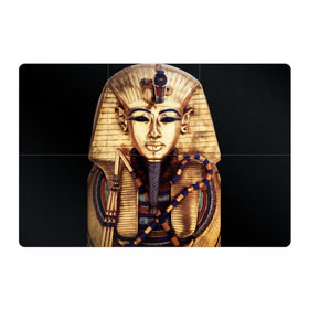 Магнитный плакат 3Х2 с принтом Хатшепсут в Курске, Полимерный материал с магнитным слоем | 6 деталей размером 9*9 см | египет | женщина | золото | маска | фараон египта | хатшепсут