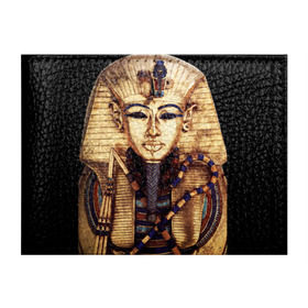 Обложка для студенческого билета с принтом Хатшепсут в Курске, натуральная кожа | Размер: 11*8 см; Печать на всей внешней стороне | египет | женщина | золото | маска | фараон египта | хатшепсут