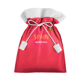 Подарочный 3D мешок с принтом Сборная Испании 2016 в Курске, 100% полиэстер | Размер: 29*39 см | euro2016 | spain | испания