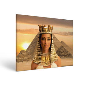 Холст прямоугольный с принтом Клеопатра в Курске, 100% ПВХ |  | египет | египетская | закат | золото | клеопатра | корона | песок | пирамиды | пустыня | солнце | царица