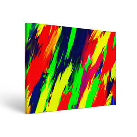 Холст прямоугольный с принтом Краска в Курске, 100% ПВХ |  | rainbow | краска | прикольные | радуга | текстуры | штрихи