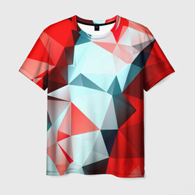 Мужская футболка 3D с принтом Абстракция в Курске, 100% полиэфир | прямой крой, круглый вырез горловины, длина до линии бедер | абстракт | абстракции | иллюзия | прикольные | текстуры