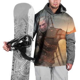 Накидка на куртку 3D с принтом Igni в Курске, 100% полиэстер |  | Тематика изображения на принте: gerald | wild hunt | witcher | ведьмак | геральд | дикая охота