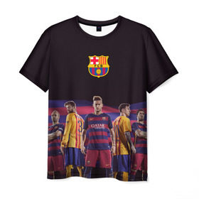 Мужская футболка 3D с принтом ФК Барселона в Курске, 100% полиэфир | прямой крой, круглый вырез горловины, длина до линии бедер | Тематика изображения на принте: евро 2016
barca barcelona | иньеста | месси | неймар | пике | суарез