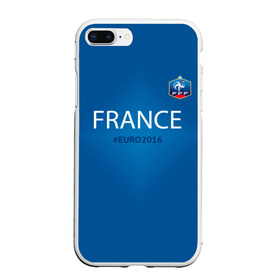 Чехол для iPhone 7Plus/8 Plus матовый с принтом Сборная Франции 2016 в Курске, Силикон | Область печати: задняя сторона чехла, без боковых панелей | euro2016 | france | футбол