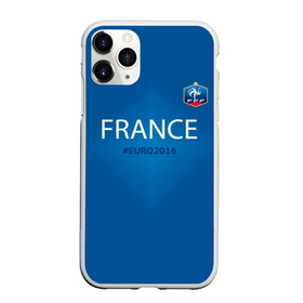Чехол для iPhone 11 Pro матовый с принтом Сборная Франции 2016 в Курске, Силикон |  | euro2016 | france | футбол