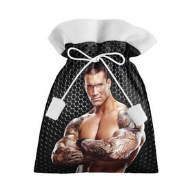 Подарочный 3D мешок с принтом Randy Orton в Курске, 100% полиэстер | Размер: 29*39 см | Тематика изображения на принте: randy orton | wwe | рестлинг | чемпион мира