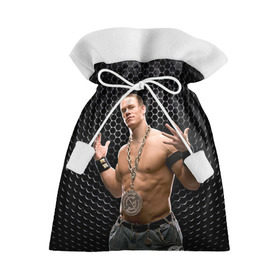 Подарочный 3D мешок с принтом John Cena в Курске, 100% полиэстер | Размер: 29*39 см | Тематика изображения на принте: john cena | wwe чемпион | джон сина