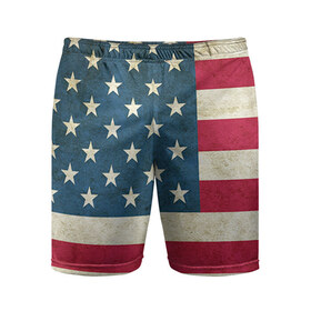 Мужские шорты 3D спортивные с принтом Флаг USA в Курске,  |  | swag | usa | америка | пафос | свег | свэг | сша | флаг