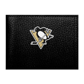 Обложка для студенческого билета с принтом Pittsburgh Penguins Crosby в Курске, натуральная кожа | Размер: 11*8 см; Печать на всей внешней стороне | crosby | nhl | pittsburgh penguins