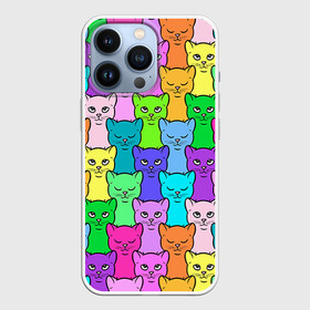 Чехол для iPhone 13 Pro с принтом Котятушки в Курске,  |  | кот | котенок | котик | кошечка | кошка | мем | независимая | сильная