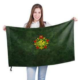 Флаг 3D с принтом Отличник погранвойск в Курске, 100% полиэстер | плотность ткани — 95 г/м2, размер — 67 х 109 см. Принт наносится с одной стороны | армия | пограничник | пограничные войска