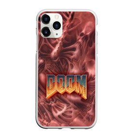 Чехол для iPhone 11 Pro матовый с принтом Doom (Classic) в Курске, Силикон |  | 90 | олдскул | скелет | череп