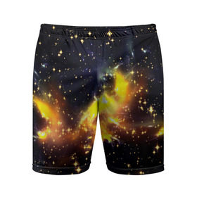 Мужские шорты 3D спортивные с принтом Звезды в Курске,  |  | nebula | вселенная | звезды | туманность