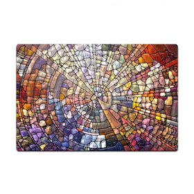 Пазл магнитный 126 элементов с принтом Прикольная мозаика в Курске, полимерный материал с магнитным слоем | 126 деталей, размер изделия —  180*270 мм | арт | дизайн | искусство | композиция | краски | мозаика | пазл | цветные камешки