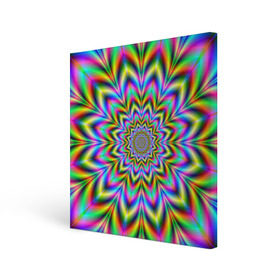 Холст квадратный с принтом Красочная иллюзия в Курске, 100% ПВХ |  | гипноз | движение | красочный фон | обман зрения | оптическая иллюзия | погружение | текстура | фокус