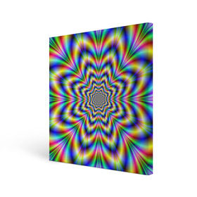Холст квадратный с принтом Красочная иллюзия в Курске, 100% ПВХ |  | гипноз | движение | красочный фон | обман зрения | оптическая иллюзия | погружение | текстура | фокус