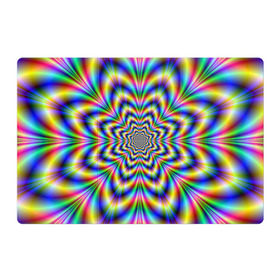 Магнитный плакат 3Х2 с принтом Красочная иллюзия в Курске, Полимерный материал с магнитным слоем | 6 деталей размером 9*9 см | Тематика изображения на принте: гипноз | движение | красочный фон | обман зрения | оптическая иллюзия | погружение | текстура | фокус