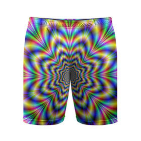 Мужские шорты 3D спортивные с принтом Красочная иллюзия в Курске,  |  | гипноз | движение | красочный фон | обман зрения | оптическая иллюзия | погружение | текстура | фокус