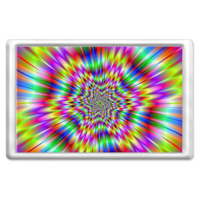 Магнит 45*70 с принтом Спектральная иллюзия в Курске, Пластик | Размер: 78*52 мм; Размер печати: 70*45 | взрыв | гипноз | движение | краски | красочный фон | обман зрения | оптическая иллюзия | погружение | текстура | фокус | цветовой спектр