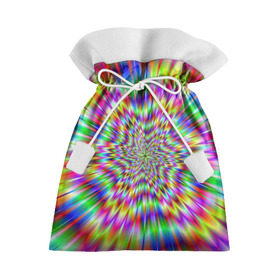 Подарочный 3D мешок с принтом Спектральная иллюзия в Курске, 100% полиэстер | Размер: 29*39 см | взрыв | гипноз | движение | краски | красочный фон | обман зрения | оптическая иллюзия | погружение | текстура | фокус | цветовой спектр