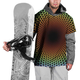 Накидка на куртку 3D с принтом Погружение в бездну в Курске, 100% полиэстер |  | Тематика изображения на принте: гипноз | движение | обман зрения | оптическая иллюзия | погружение | текстура | фокус