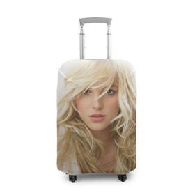 Чехол для чемодана 3D с принтом Бритни Спирс в Курске, 86% полиэфир, 14% спандекс | двустороннее нанесение принта, прорези для ручек и колес | britney spears | американская поп певица | бритни спирс