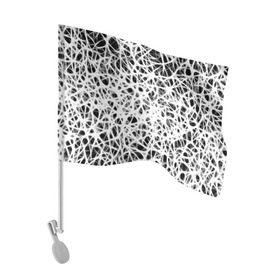 Флаг для автомобиля с принтом Fear в Курске, 100% полиэстер | Размер: 30*21 см | абстракции | нервы | текстуры
