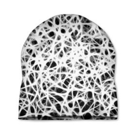 Шапка 3D с принтом Fear в Курске, 100% полиэстер | универсальный размер, печать по всей поверхности изделия | абстракции | нервы | текстуры