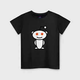 Детская футболка хлопок с принтом Reddit в Курске, 100% хлопок | круглый вырез горловины, полуприлегающий силуэт, длина до линии бедер | шелдон
