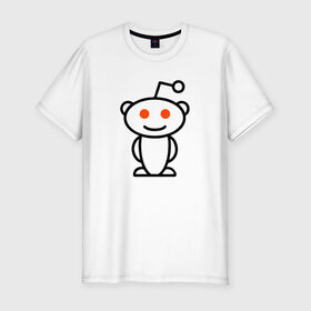 Мужская футболка премиум с принтом Reddit в Курске, 92% хлопок, 8% лайкра | приталенный силуэт, круглый вырез ворота, длина до линии бедра, короткий рукав | шелдон