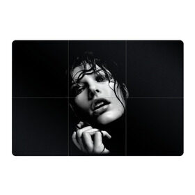Магнитный плакат 3Х2 с принтом Милла Йовович в Курске, Полимерный материал с магнитным слоем | 6 деталей размером 9*9 см | milla jovovich | американская актриса | милла йовович | модель | модельер | музыкант