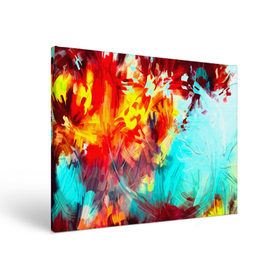 Холст прямоугольный с принтом Абстракция красок в Курске, 100% ПВХ |  | rainbow | краска | прикольные | радуга | текстуры | штрихи