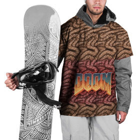 Накидка на куртку 3D с принтом Doom (щупальца) в Курске, 100% полиэстер |  | Тематика изображения на принте: извилины | мозги | осьминог