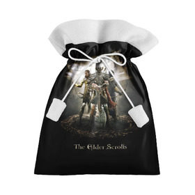 Подарочный 3D мешок с принтом The Elder Scrolls в Курске, 100% полиэстер | Размер: 29*39 см | Тематика изображения на принте: elder | scrolls | tes | древние | свитки